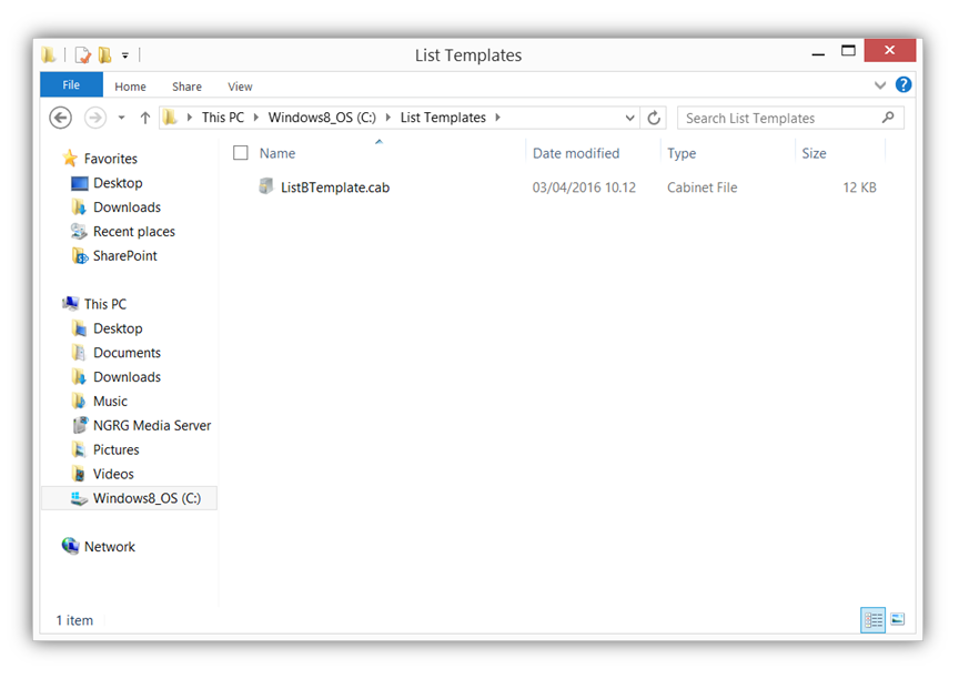 Export List with Lookup - List B CAB Extension