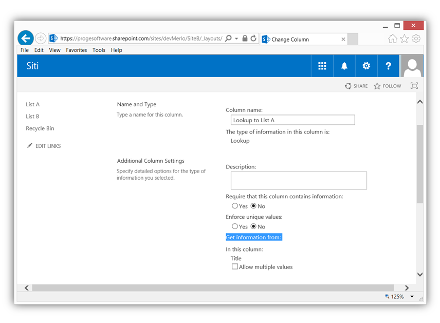 Export List with Lookup - Lookup Column Locked